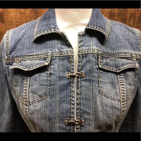 Elie Tahari Jean jacket - Picture 3 of 8